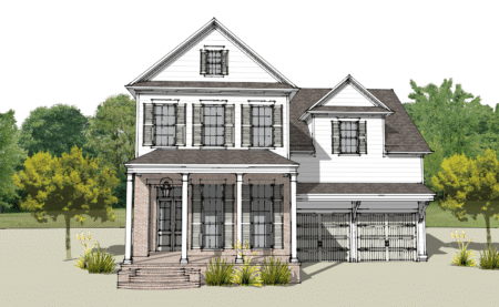 Elevation. of Lot 405 - Rouzan