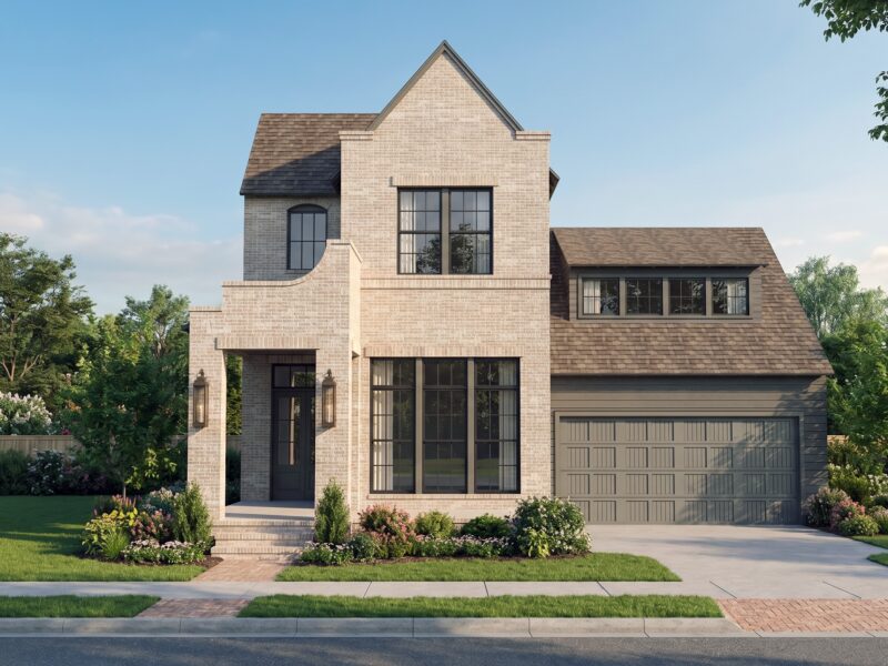 Elevation drawing of home for sale on Lot 27 of Benton at Magnolia - built by Dupree Construction