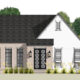 Elevation of Dupree Construction Lot 132 Home for Sale The Lakes at Harveston.